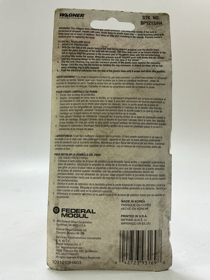 Wagner BP1213-H4  Daytime Running Light Bulb #H4