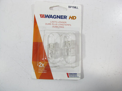 (2) Wagner BP158LL Long Life Instrument Panel Light Lamp Bulb