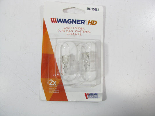 (2) Wagner BP158LL Long Life Instrument Panel Light Lamp Bulb