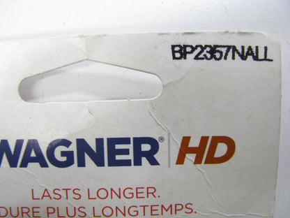 (2) Wagner BP2357NALL Long Life Amber Turn Signal Lamp Light Bulb