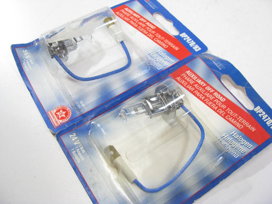 (2) Wagner BP2470H3 Halogen Offroad Auxiliary Light Bulb T3 1/4'' 24V 70W