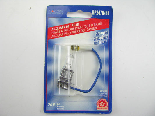 Wagner BP2470H3 Halogen Offroad Auxiliary Light Bulb T3 1/4'' 24V 70W