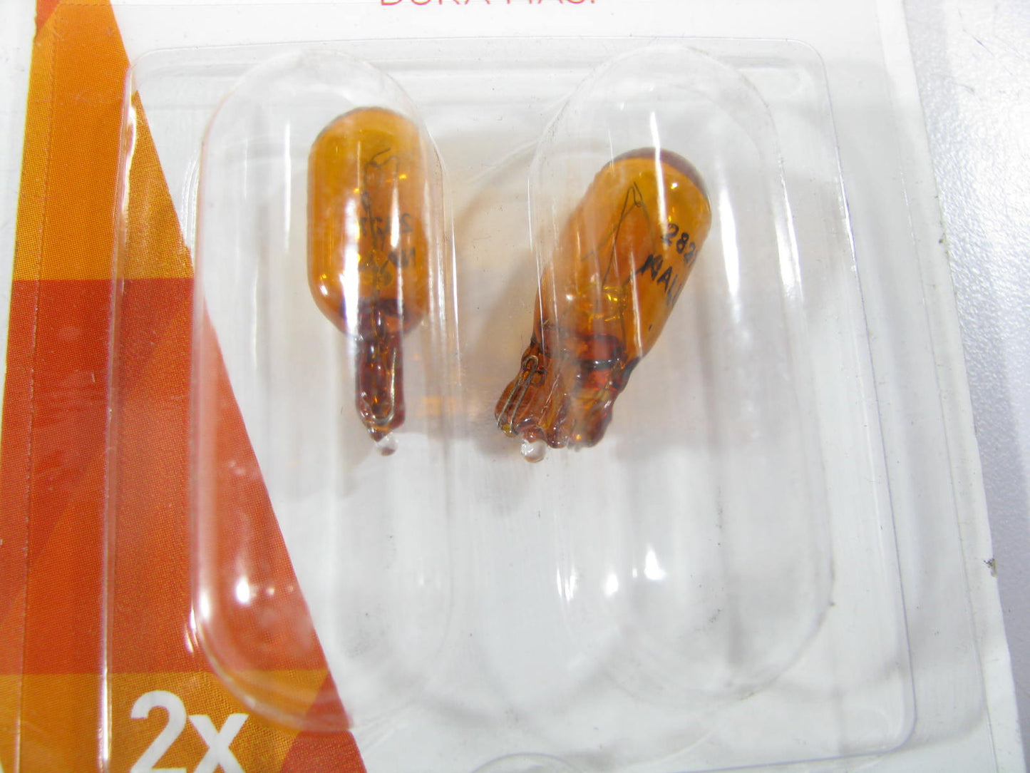 (2) Wagner BP2827NALL Long Life Amber Turn Signal Side Marker Lamp Light Bulb