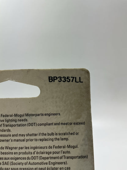 (2) Wagner BP3357LL Taillight Brake Light Bulb #3357LL