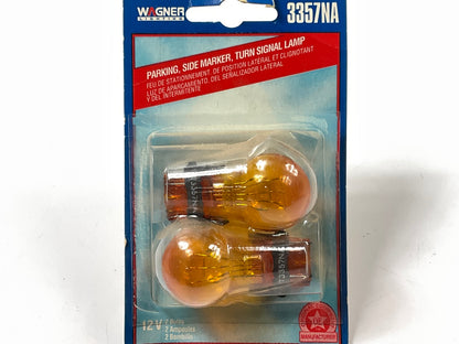 2 Pack - Wagner BP3357NA FRONT Amber Park Turn Side Marker Light Bulbs 12V