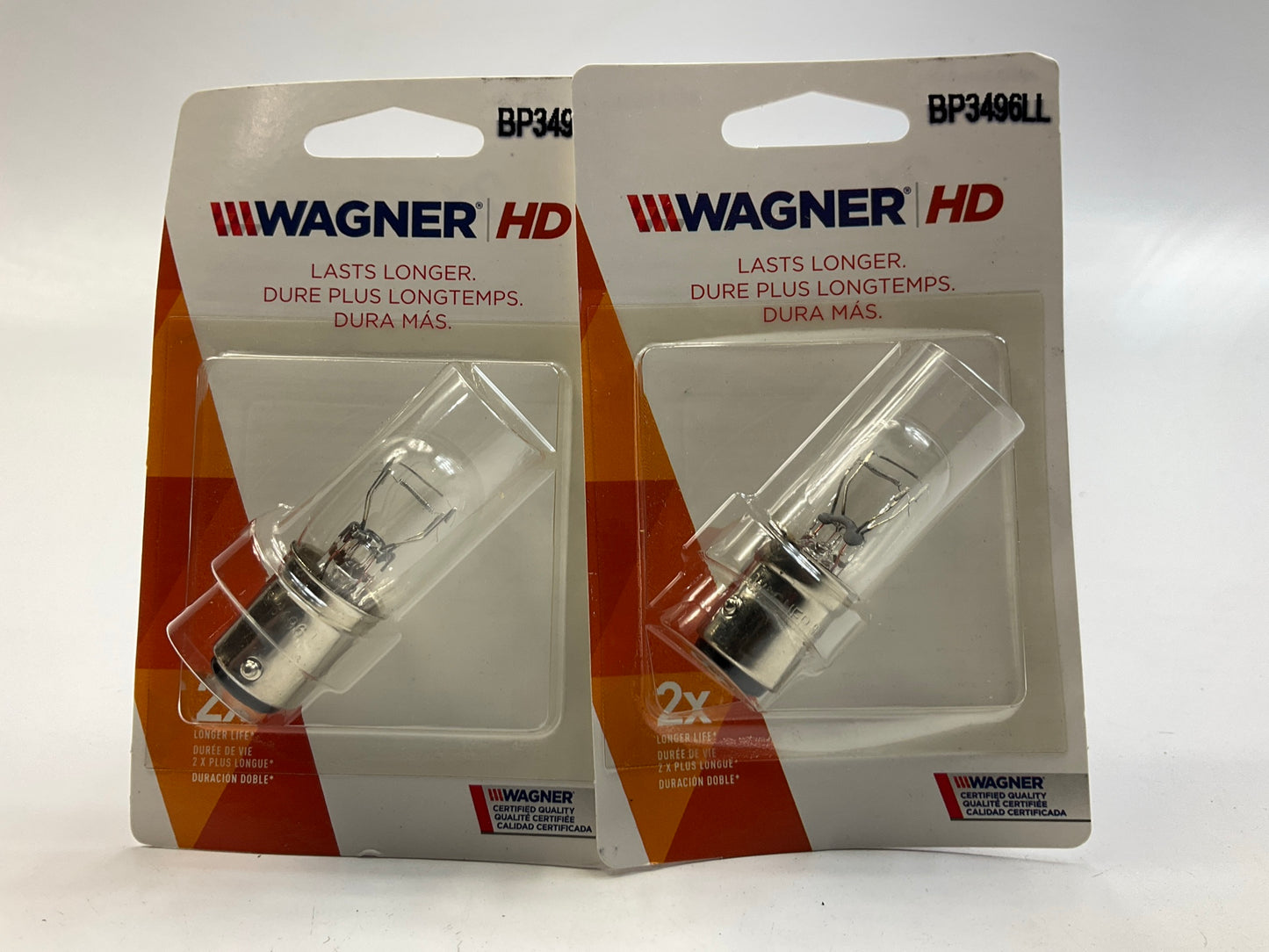 (2) Wagner BP3496LL Turn Signal Light Bulbs # 3496, LONG LIFE
