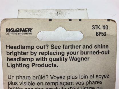 Wagner BP53 Instrument Panel Lamp Light Bulb 12V