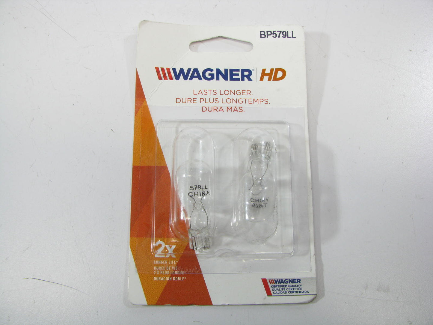 (2) Wagner BP579LL Long Life Courtesy Dome Lamp Light Bulb