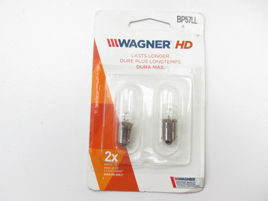 (2) Wagner BP57LL Long Life Instrument Panel Light Lamp Bulb # 57