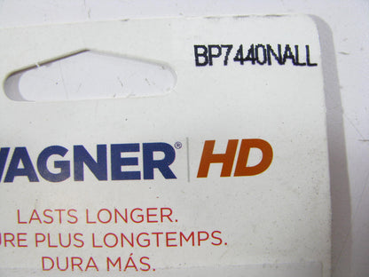 (2) Wagner BP7440NAL Long Life Amber Turn Signal Lamp Light Bulb