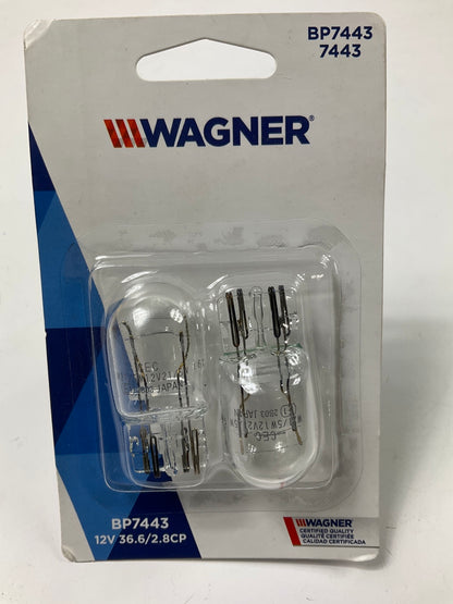 Wagner BP7443 Tail Light Lamp Bulb, 7443 - 2 PACK