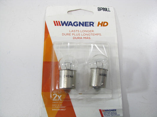 (2) Wagner BP89LL Courtesy Trunk Engine Compartment License Lamp Light Bulb