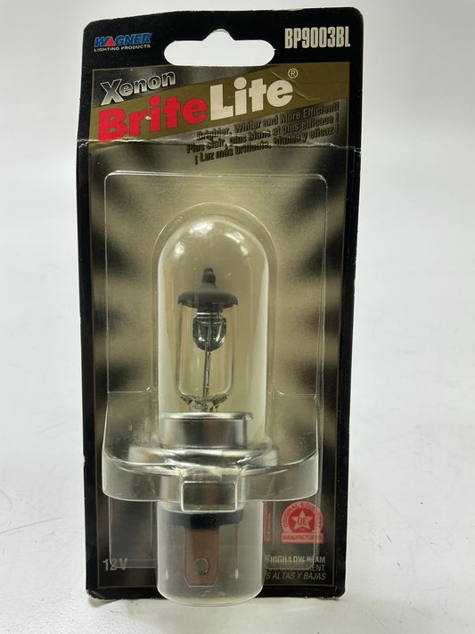 Wagner BP9003BL Xenon BriteLite Headlight Headlamp Light Bulb #9003