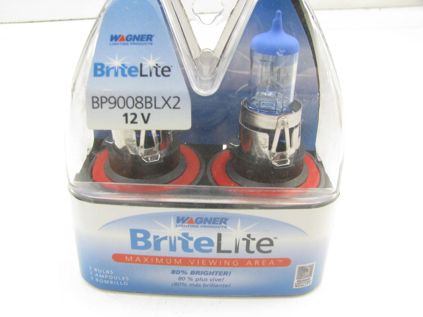 Wagner BP9008BLX2 Brite Lite Headlight Headlamp Bulb 12V 65W 2/Pack # 9008
