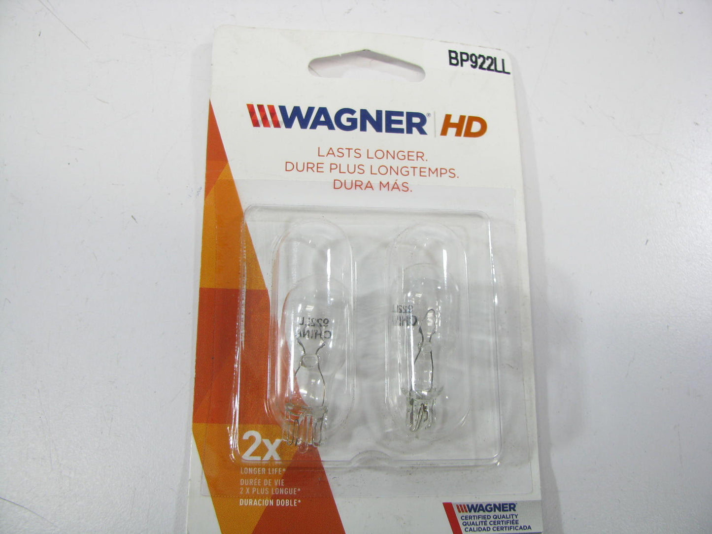 (2) Wagner BP922LL Long Life Center High Mount Stop Light Lamp Bulb