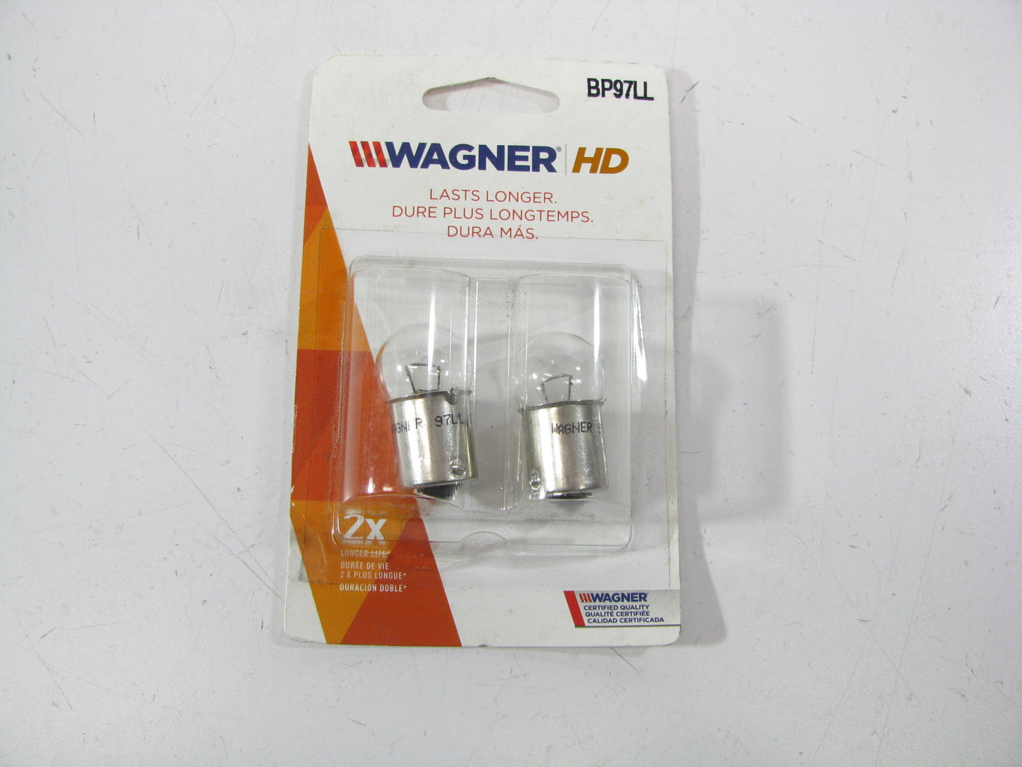 (2) Wagner BP97LL Long Life Side Marker License Parking Lamp Light Bulb