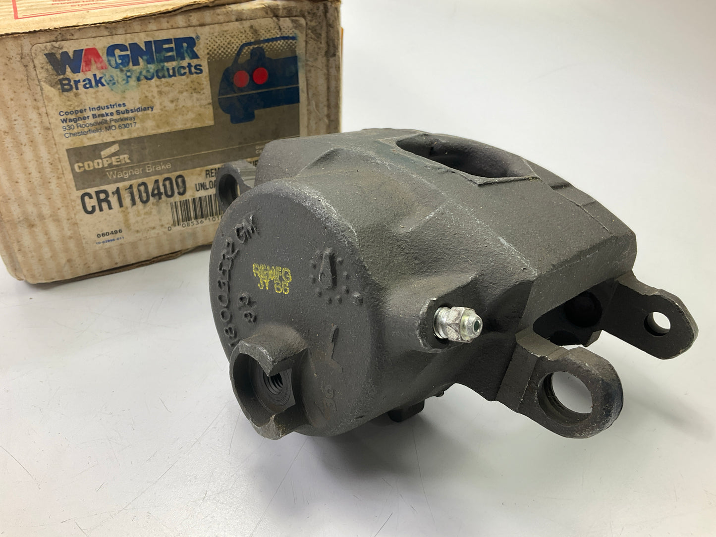 REMAN. Wagner CR110409 Front Left Disc Brake Caliper - MISSING HARDWARE