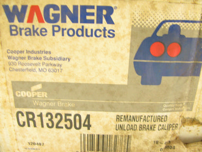 Wagner CR132504 Remanufactured Disc Brake Caliper - Front Left / Right