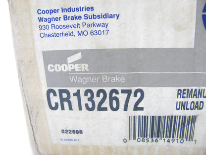 Wagner CR132672 Reman Disc Brake Caliper - Rear Right Passenger Side