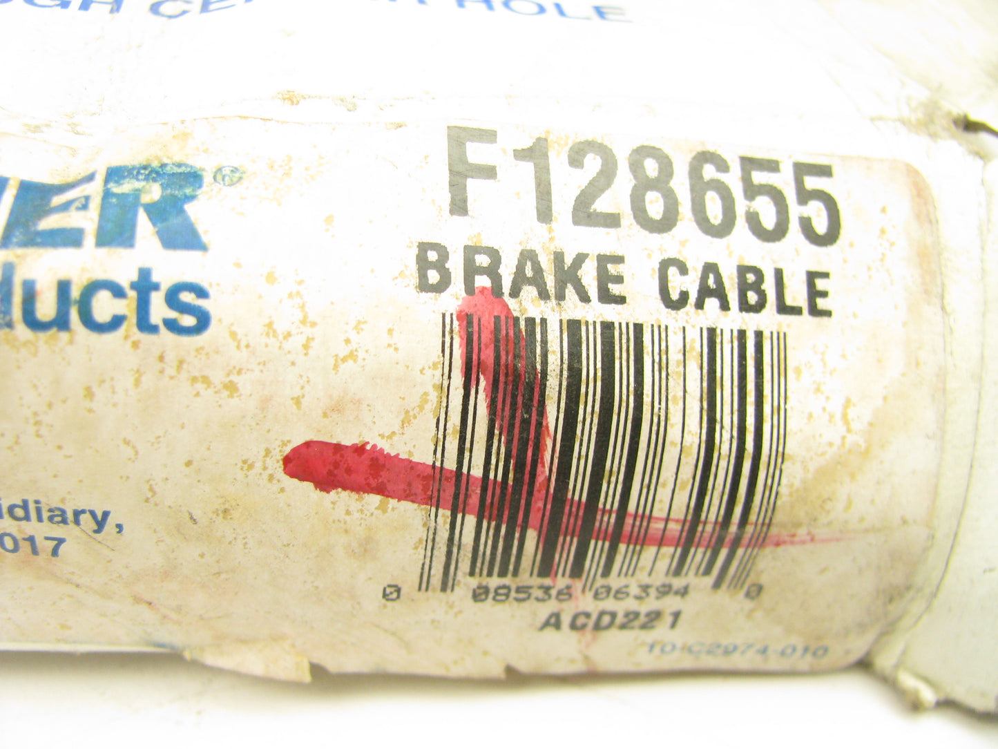 Wagner F-128655 Parking Brake Cable - Rear Right