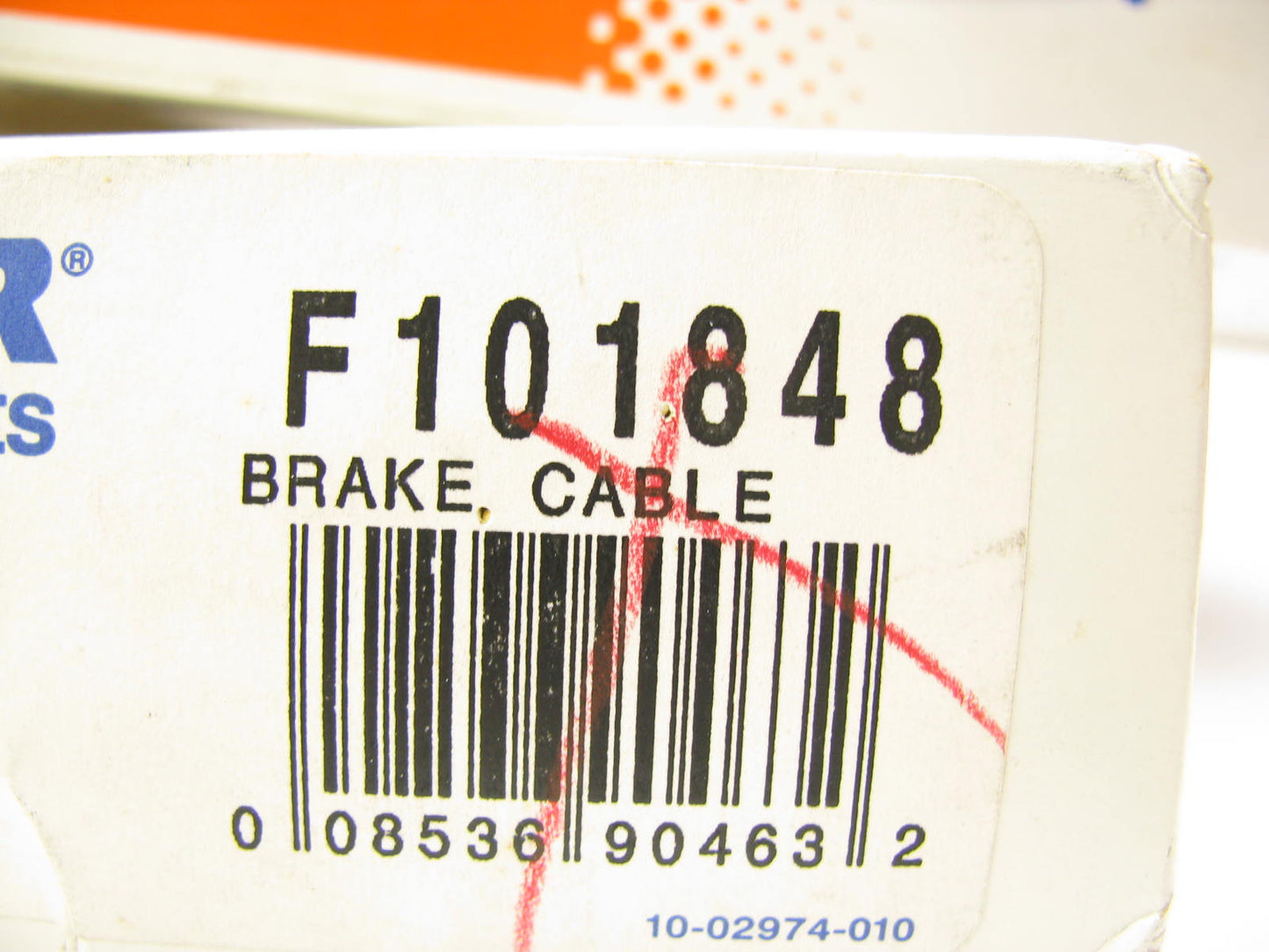 Wagner F101848 Parking Brake Cable - Intermediate