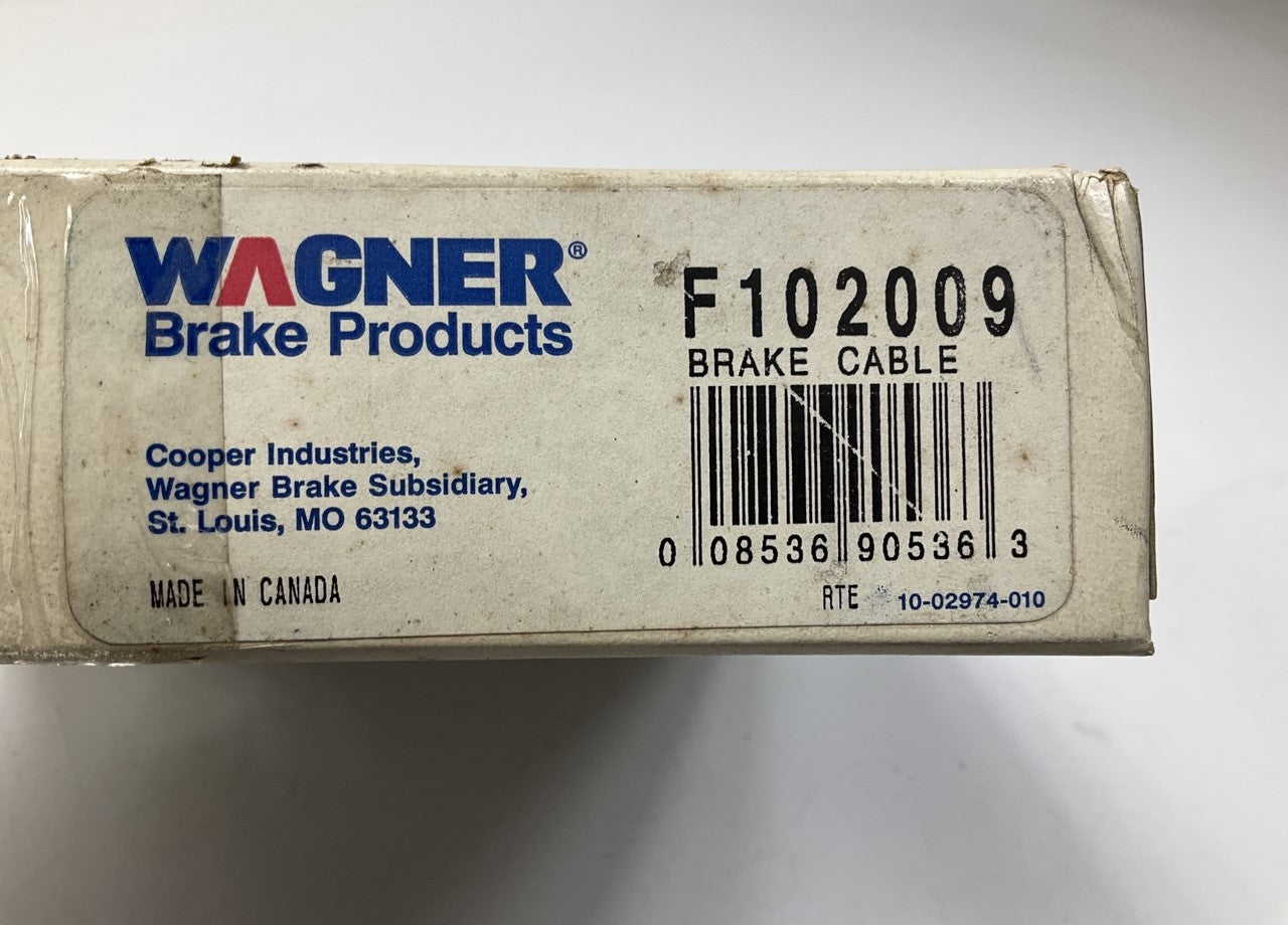 Wagner F102009  REAR LEFT Parking Brake Cable