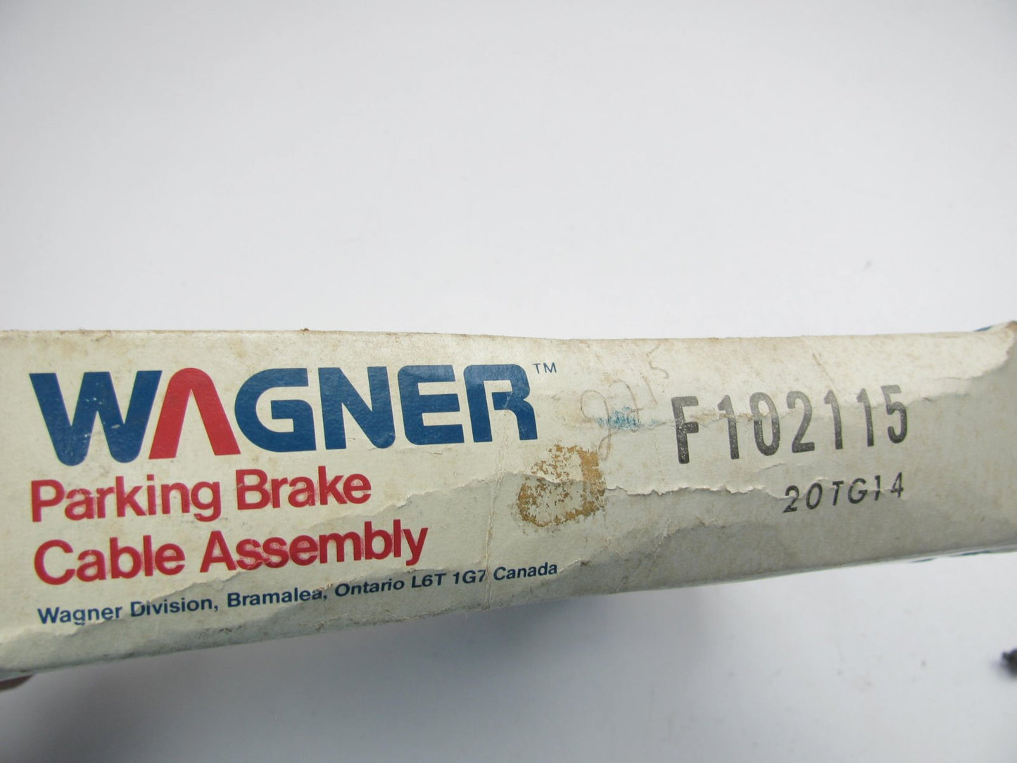 Wagner F102115 Parking Brake Cable - Intermediate