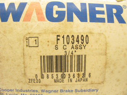 Wagner F103490 Clutch Slave Cylinder BORE 3/4'' For 1985-1987 Dodge Colt