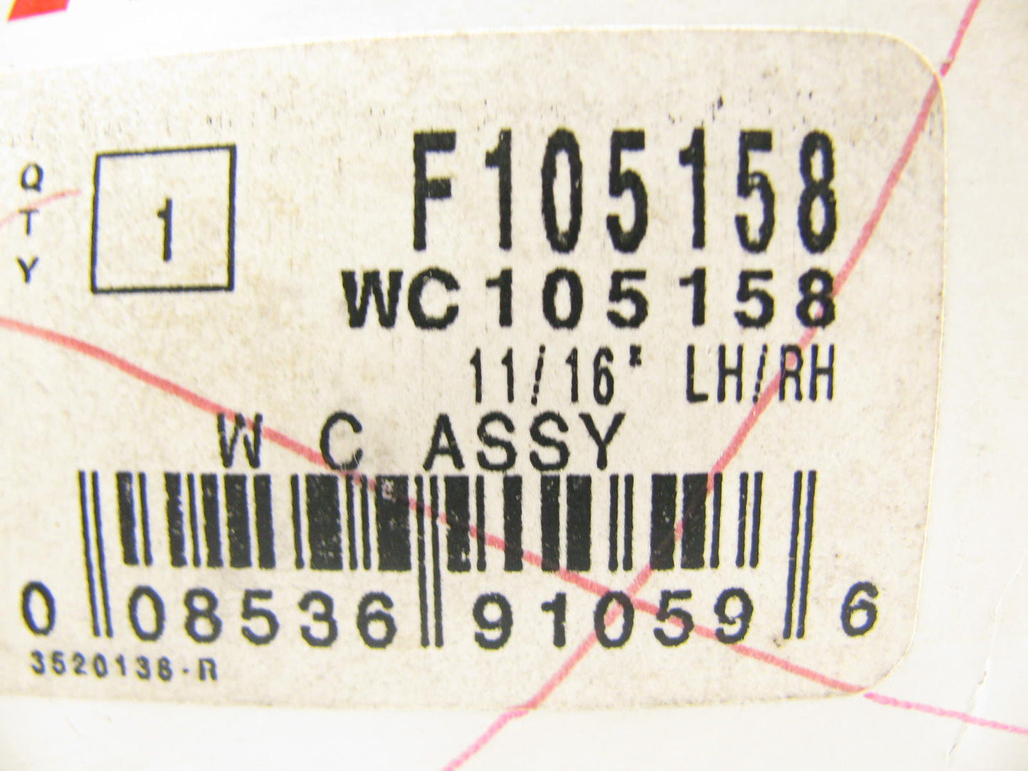 Wagner F105158 Drum Brake Wheel Cylinder - Rear Left / Right