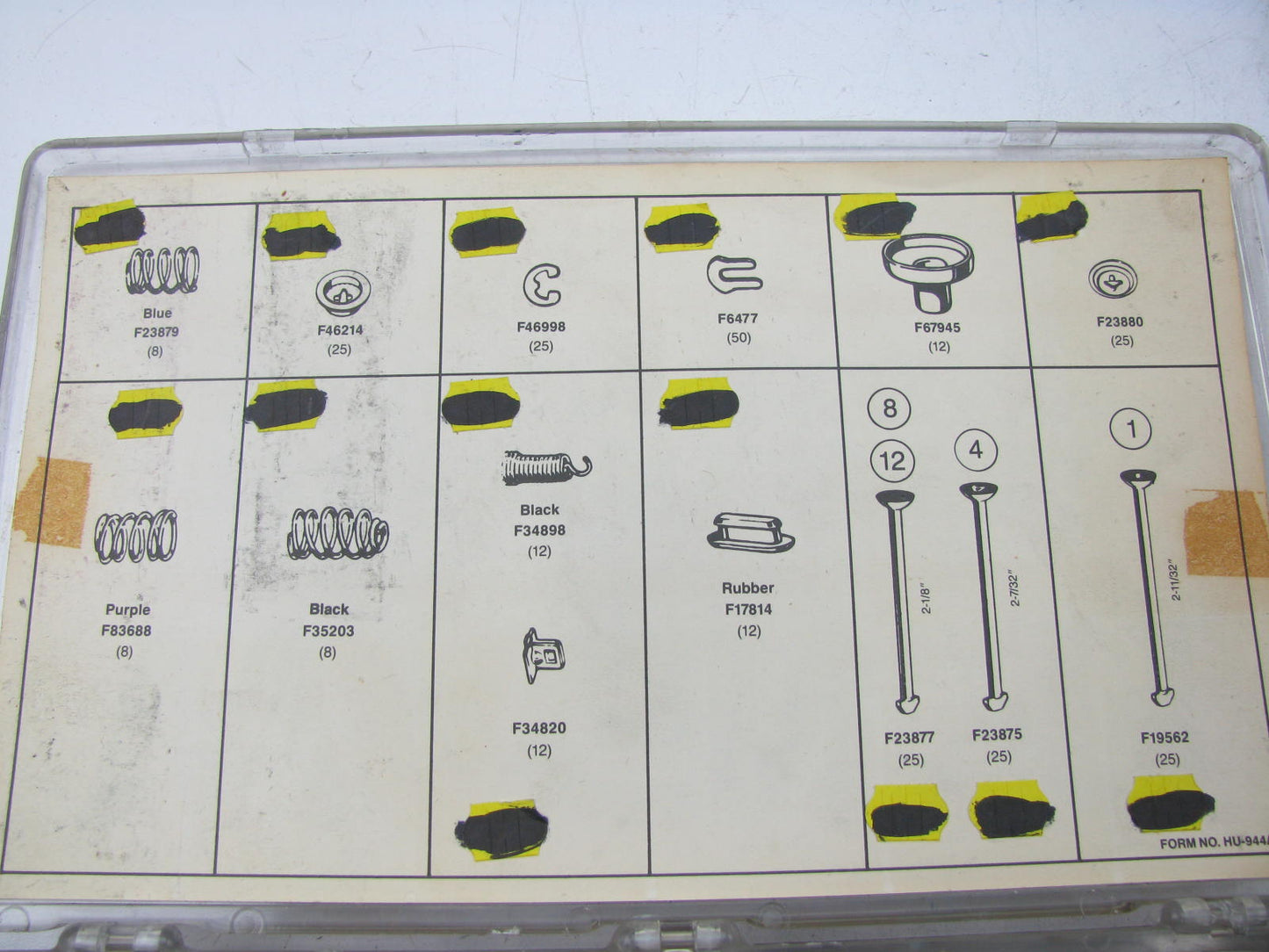 Wagner F106320 Brake Shoe Hold Down Hardware Assortment