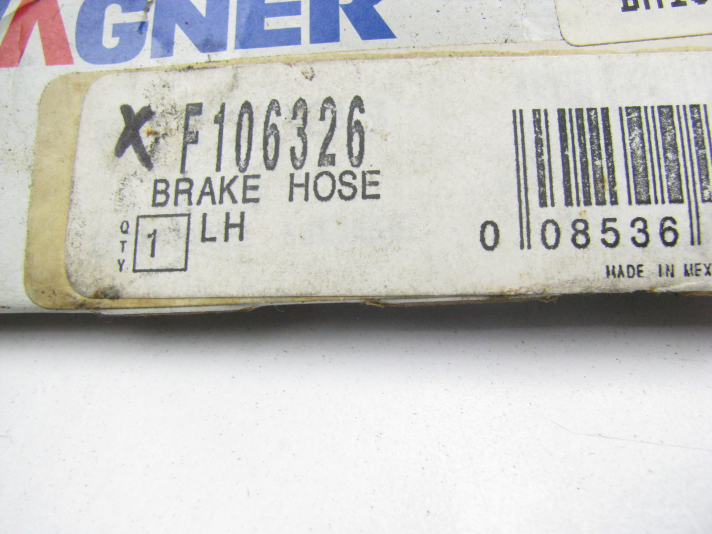 Wagner F106326 Brake Hydraulic Hose - Front Left