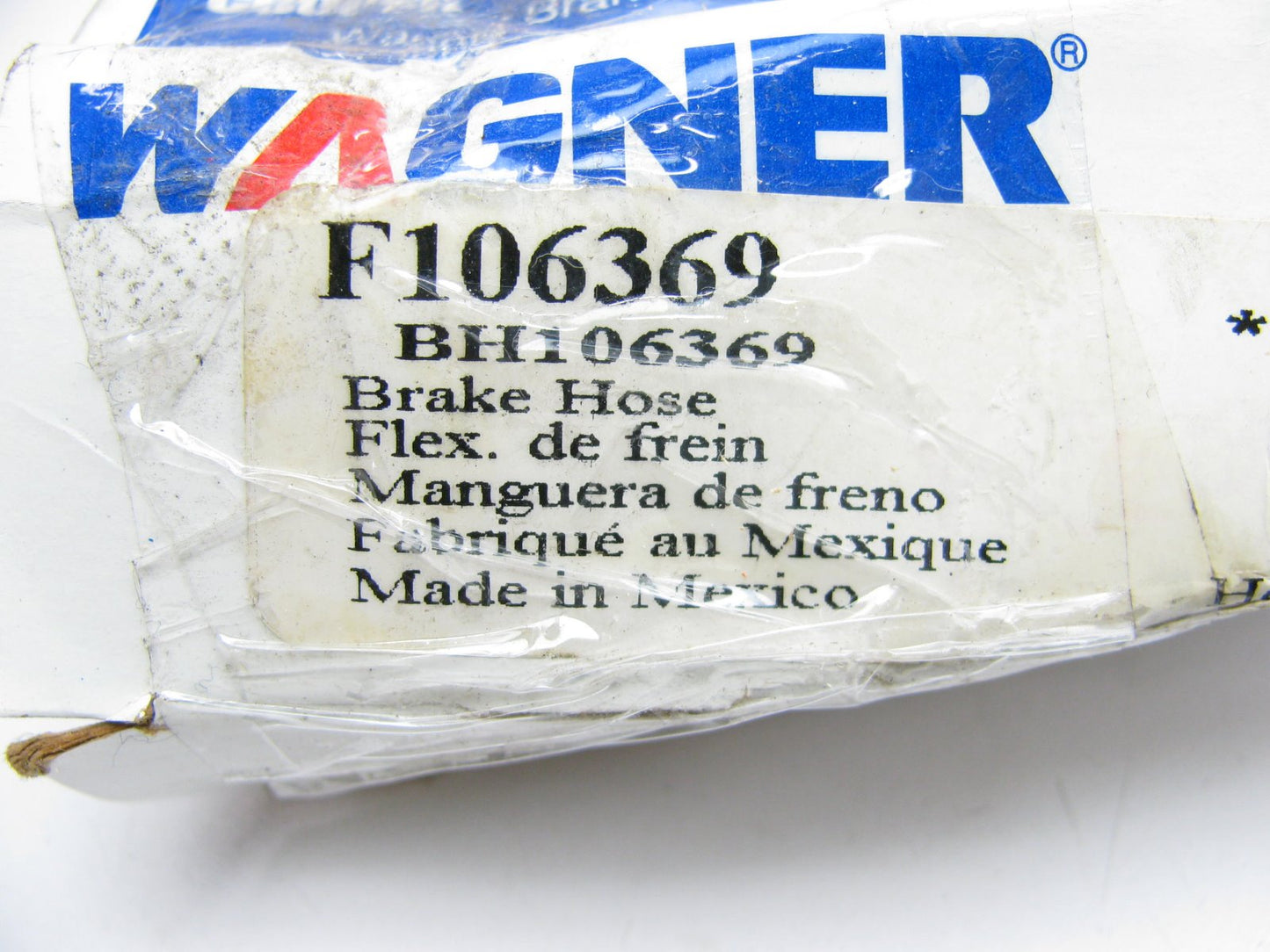 Wagner F106369 FRONT RIGHT Hydraulic Brake Hose 1982-83 Camaro, Firebird