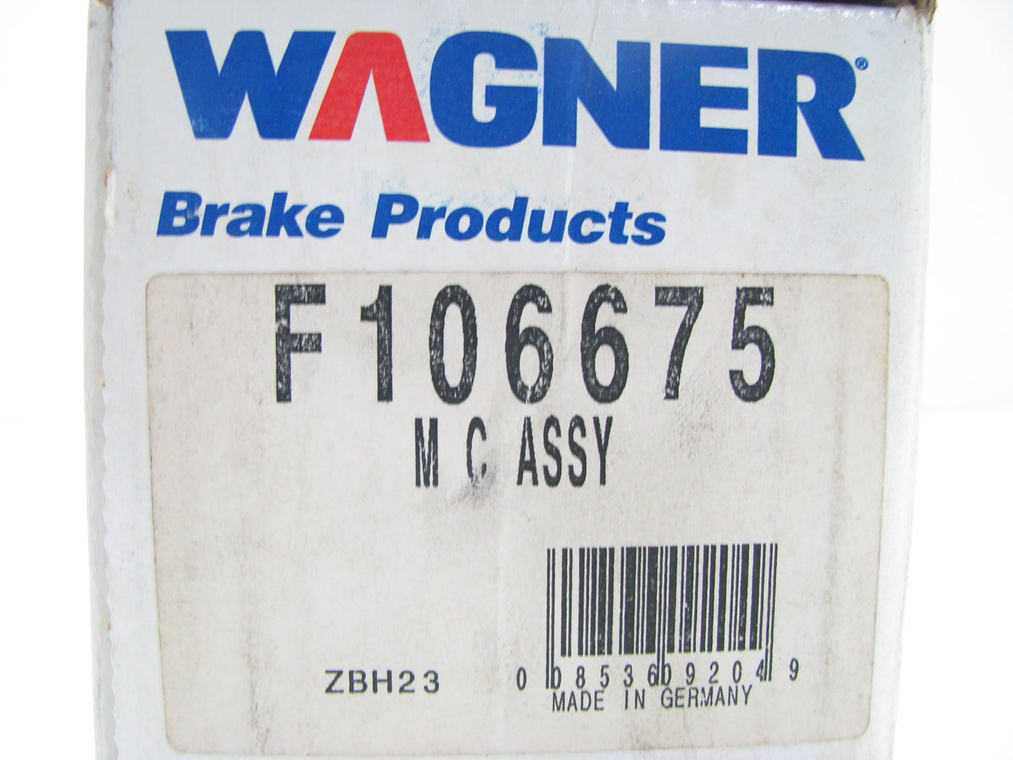 Wagner F106675 Brake Master Cylinder For 1982-1983 Audi 5000