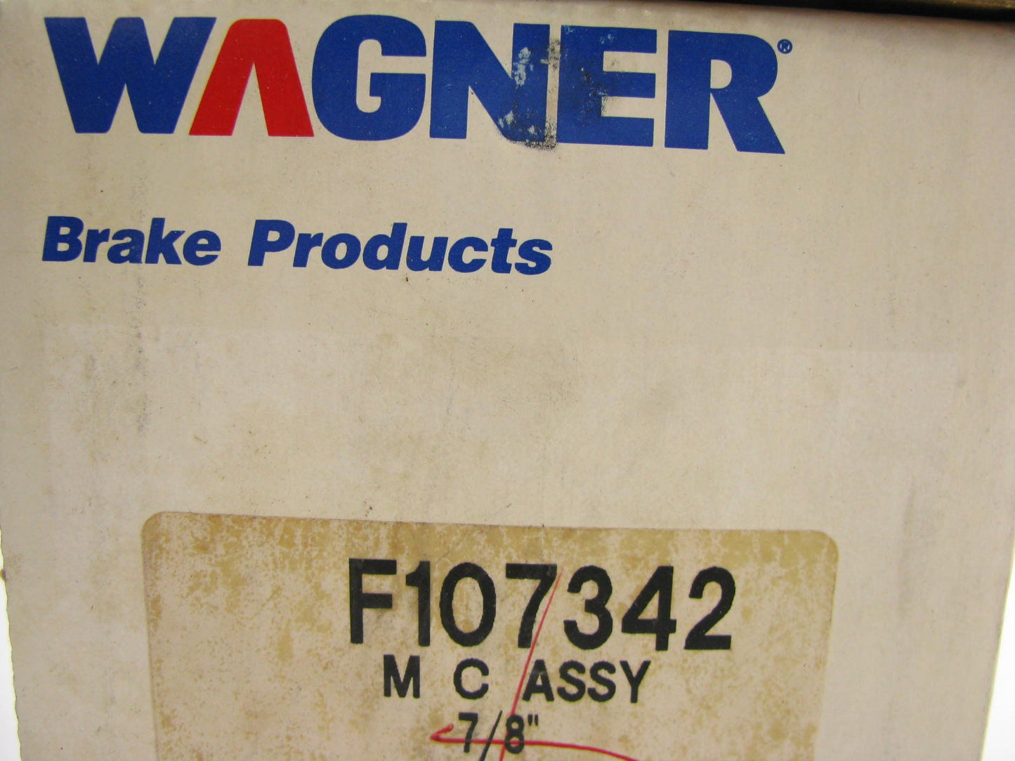 Wagner F107342 Brake Master Cylinder - 1983-1984 Toyota Cressida 4-Door