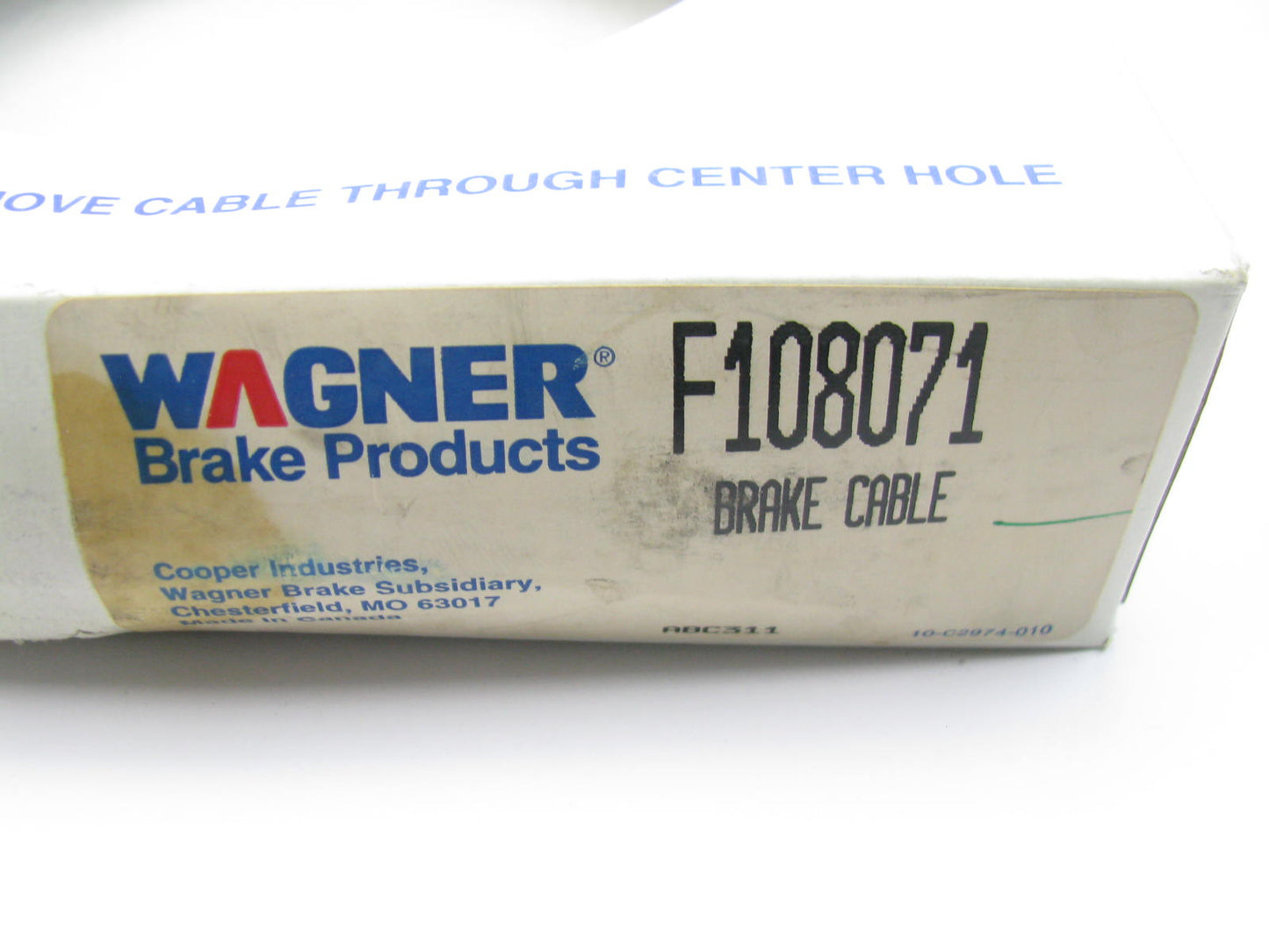 Wagner F108071 Parking Brake Cable - Front