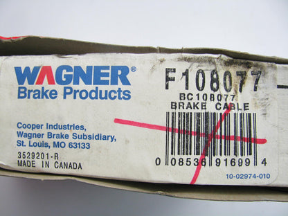 Wagner F108077 Parking Brake Cable - Rear Left / Right