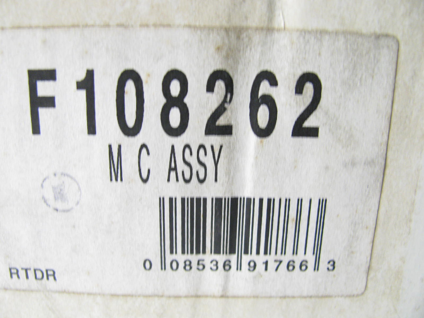 Wagner F108262 Brake Master Cylinder 1983-90 Escort 83-87 Lynx - Manual Brakes