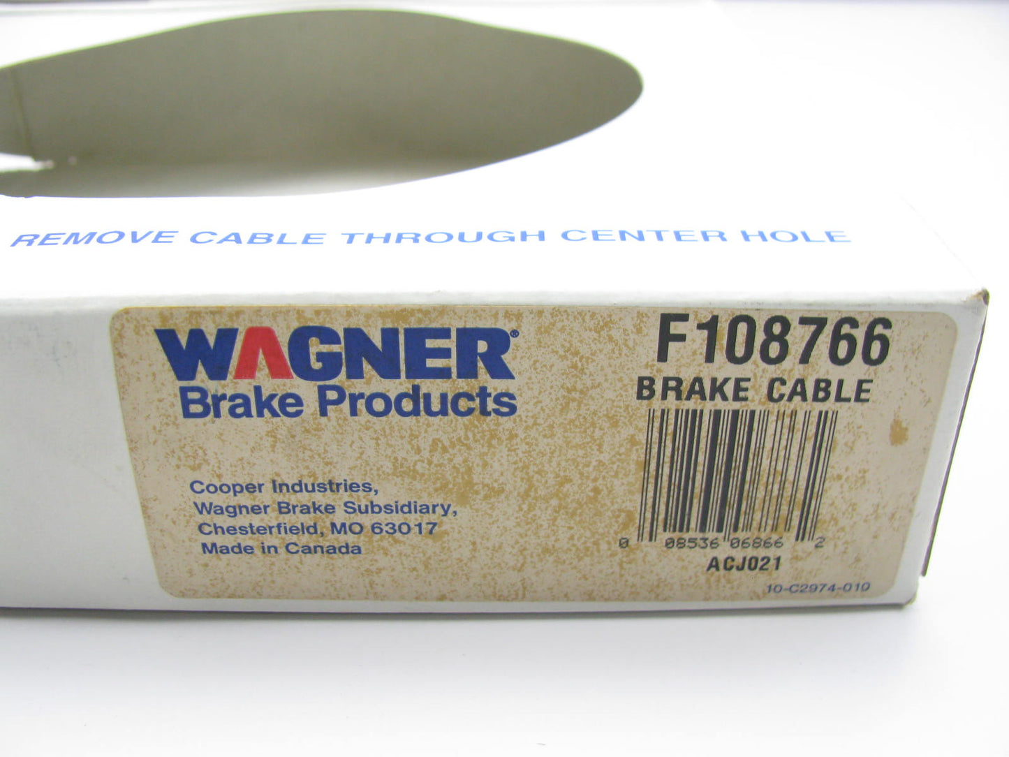 Wagner F108766 Parking Brake Cable - Rear Right