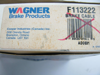 Wagner F113222 Rear Parking Brake Cable