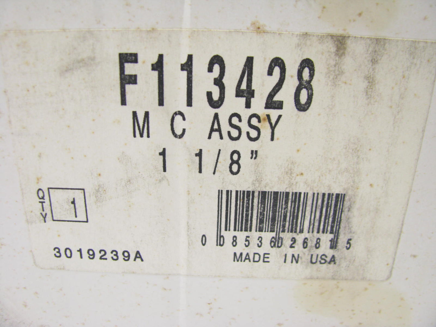 Wagner F113428 Brake Master Cylinder