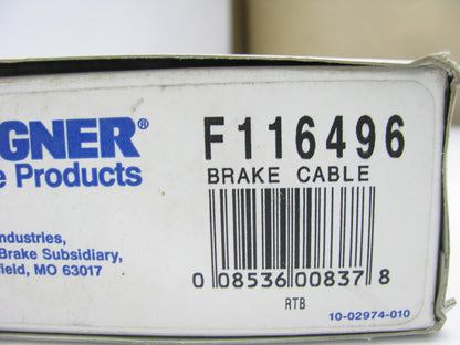 Wagner F116496 Parking Brake Cable - Forward