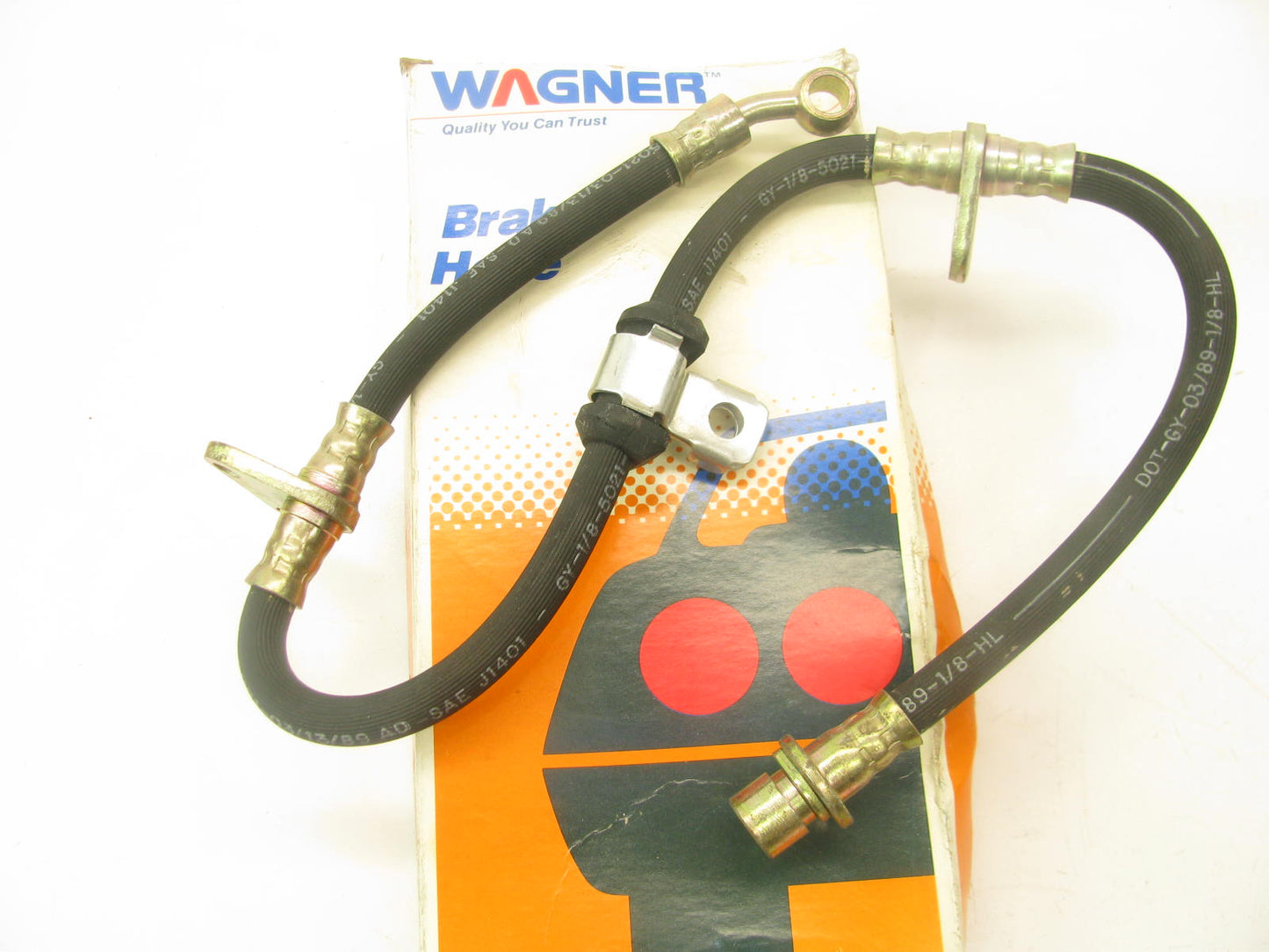 Wagner F116952 Front Left Brake Hose for 1988 Honda Accord
