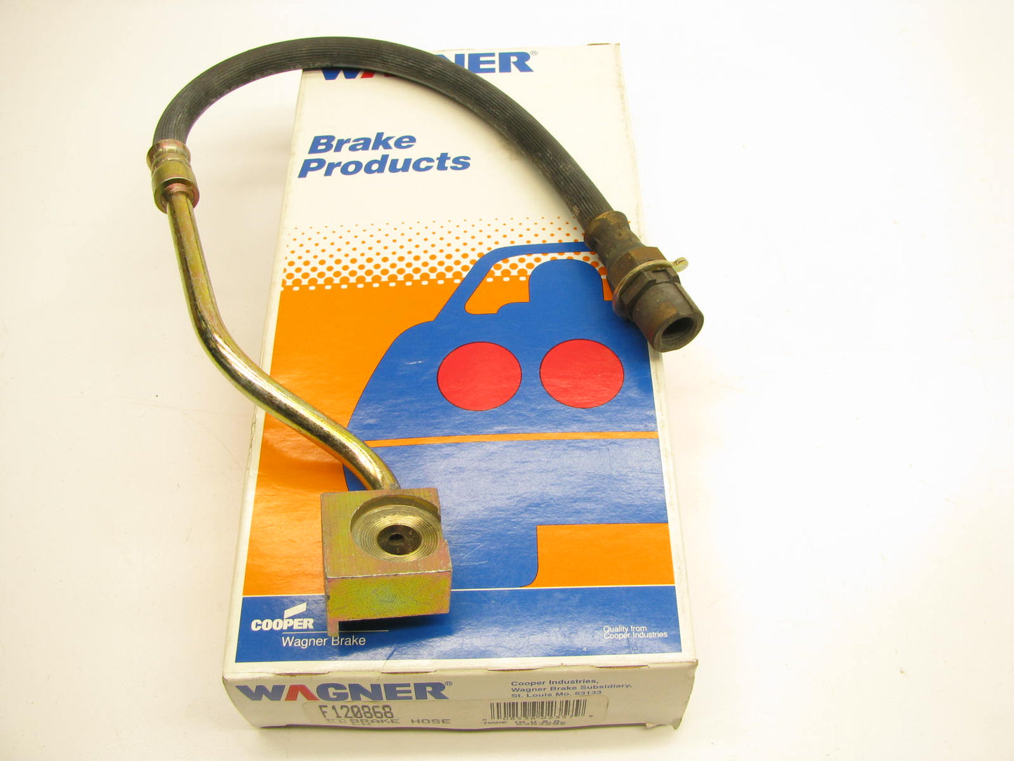Wagner F120868 Front Left Brake Hydraulic Hose For 1989-1993 Ford Mustang