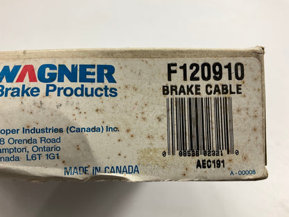 Wagner F120910 Rear Right Parking Brake Cable