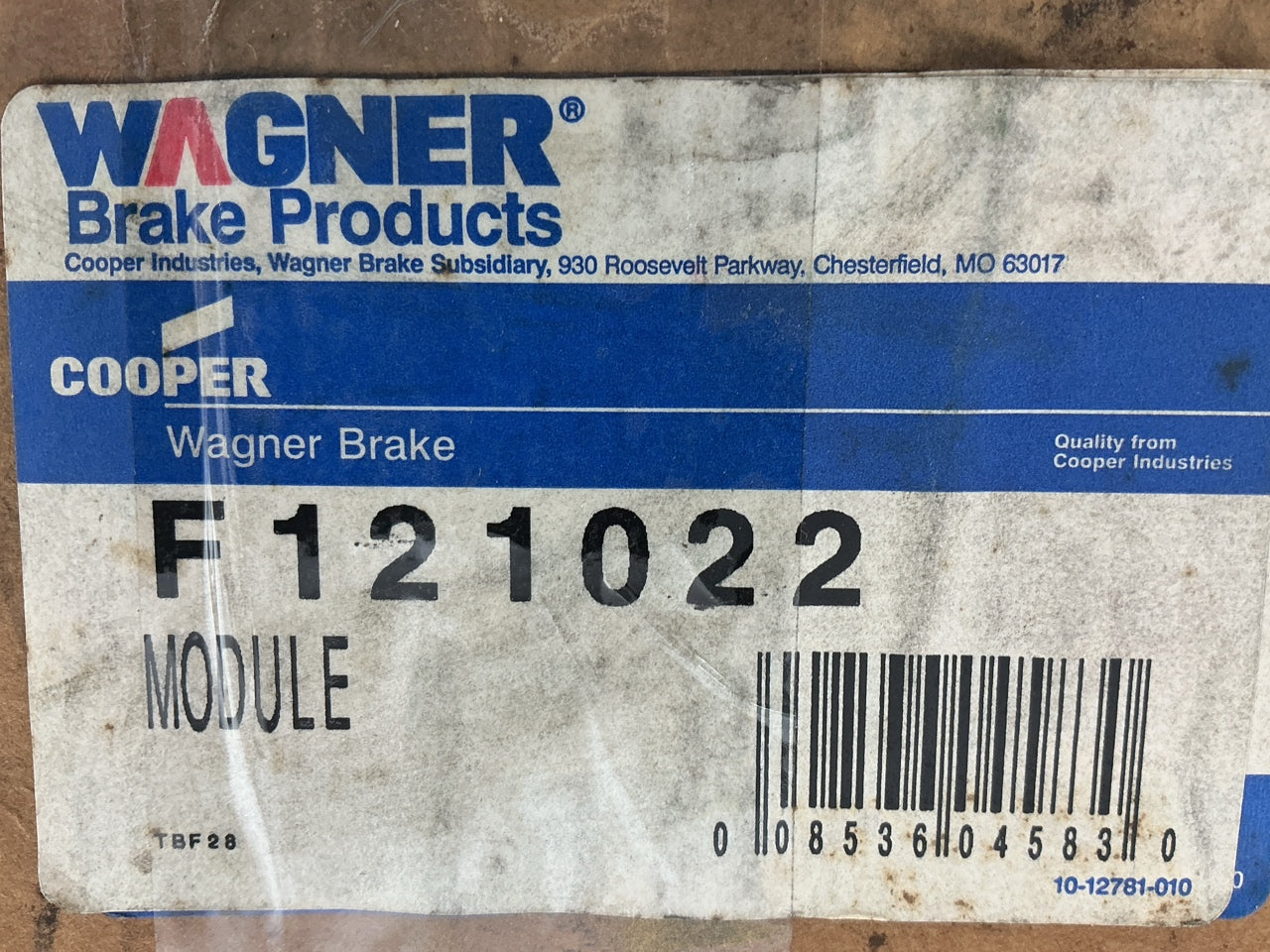 WAGNER F121022 ABS Control Module Interchanges Mopar #56026717