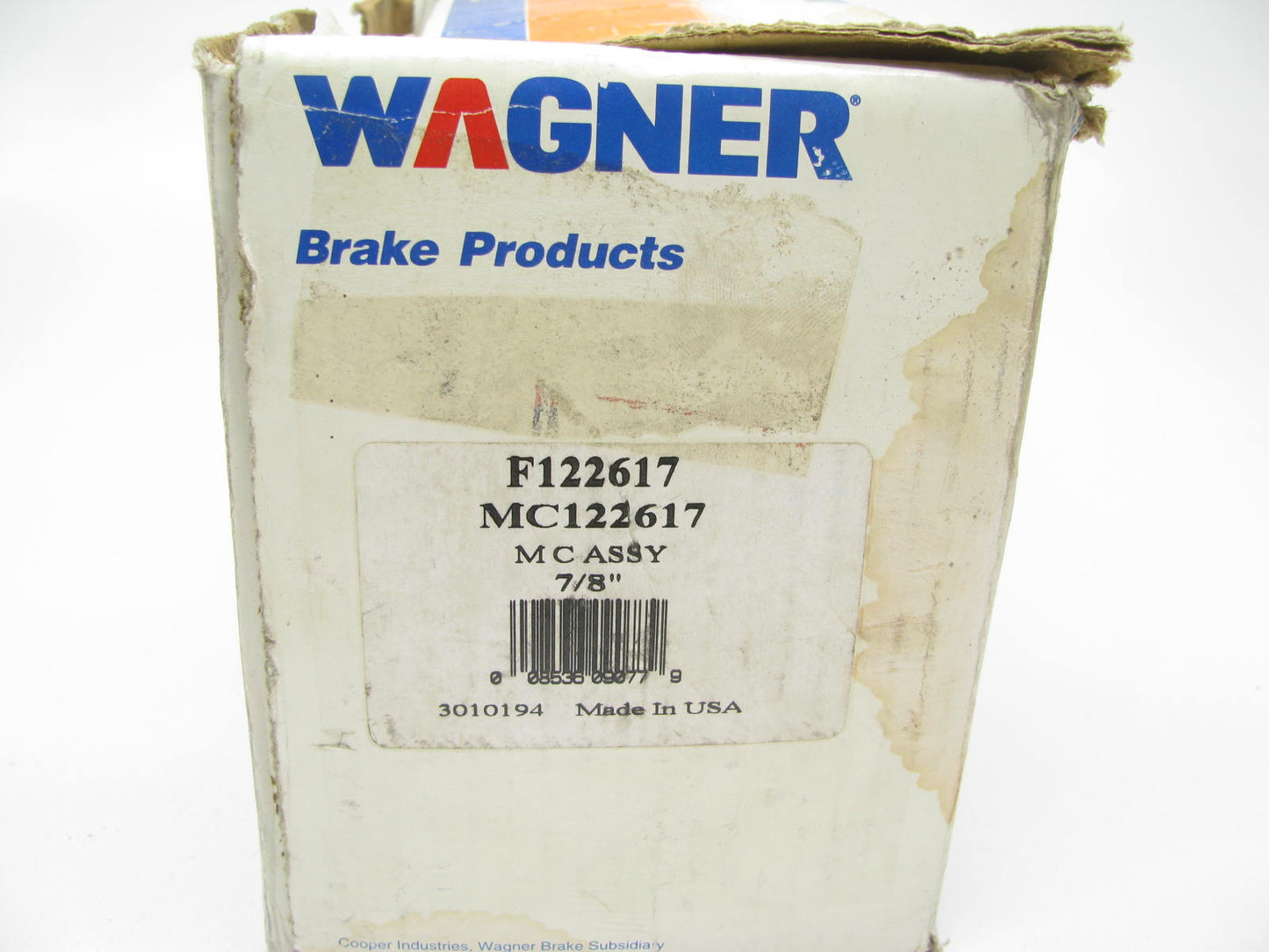 Brake Master Cylinder Wagner F122617