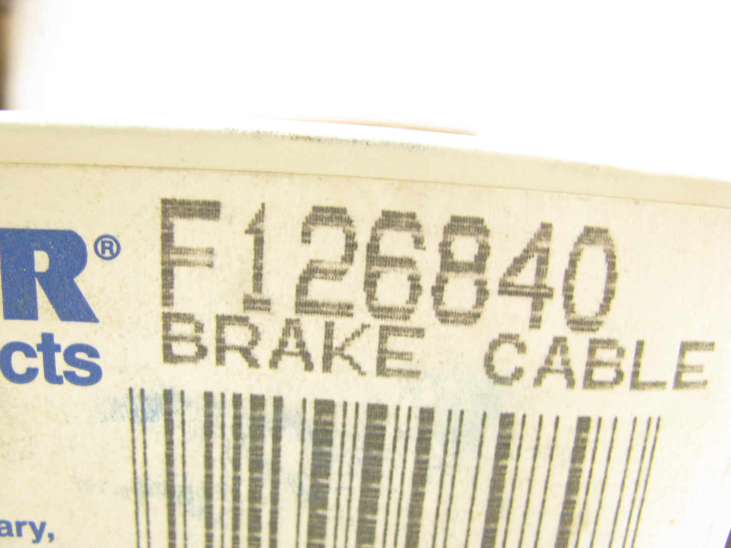 Wagner F126840 Parking Brake Cable - Front