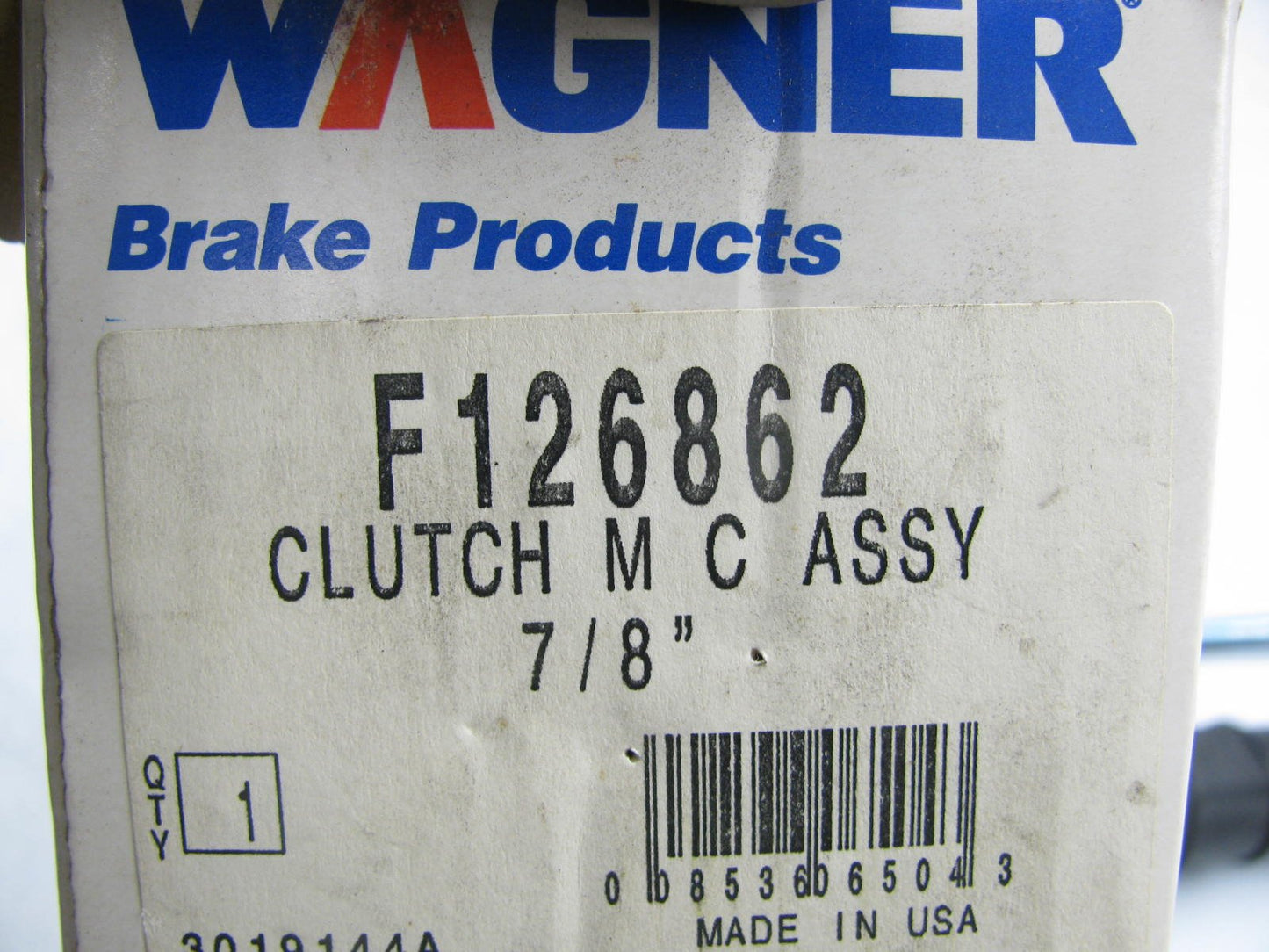 Wagner F126862 Clutch Master Cylinder - For 1988-1992 Dodge B150 B250 B350 Van