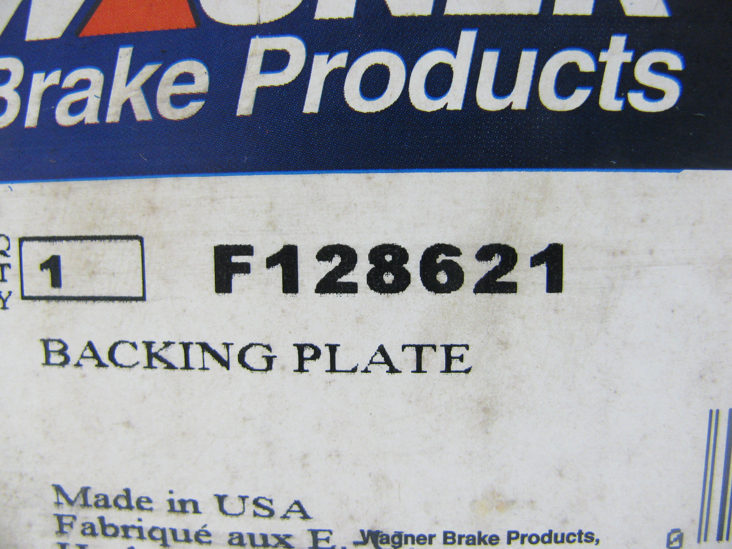 Wagner F128621 Rear Drum Brake Dust Shield for 1978-1987 GMC Caballero