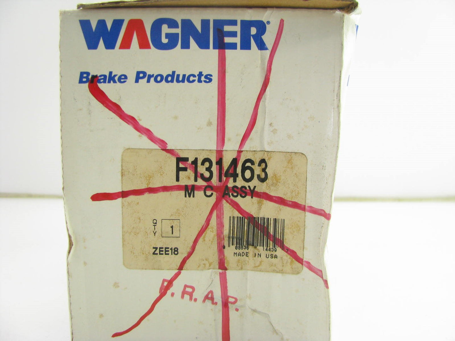 Wagner F131463 Brake Master Cylinder (W/O ABS ONLY)